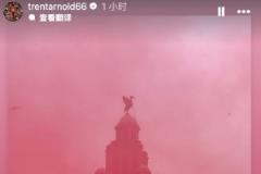 阿诺德在社交媒体上表达对城市和伤者的支持与祝福