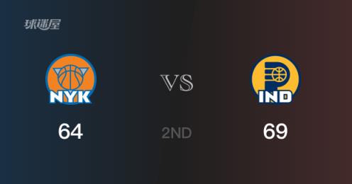 半场战况：步行者69-64领先尼克斯，哈利伯顿贡献20分