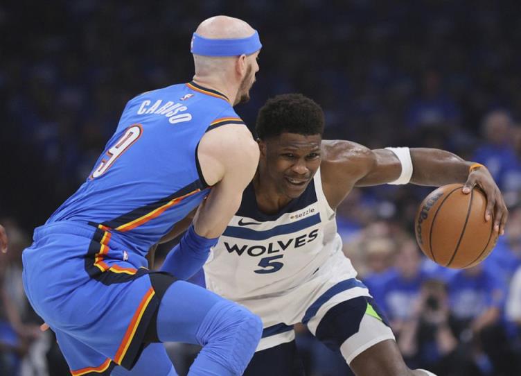 NBA西决G5回放：森林狼逆转雷霆重返总决赛