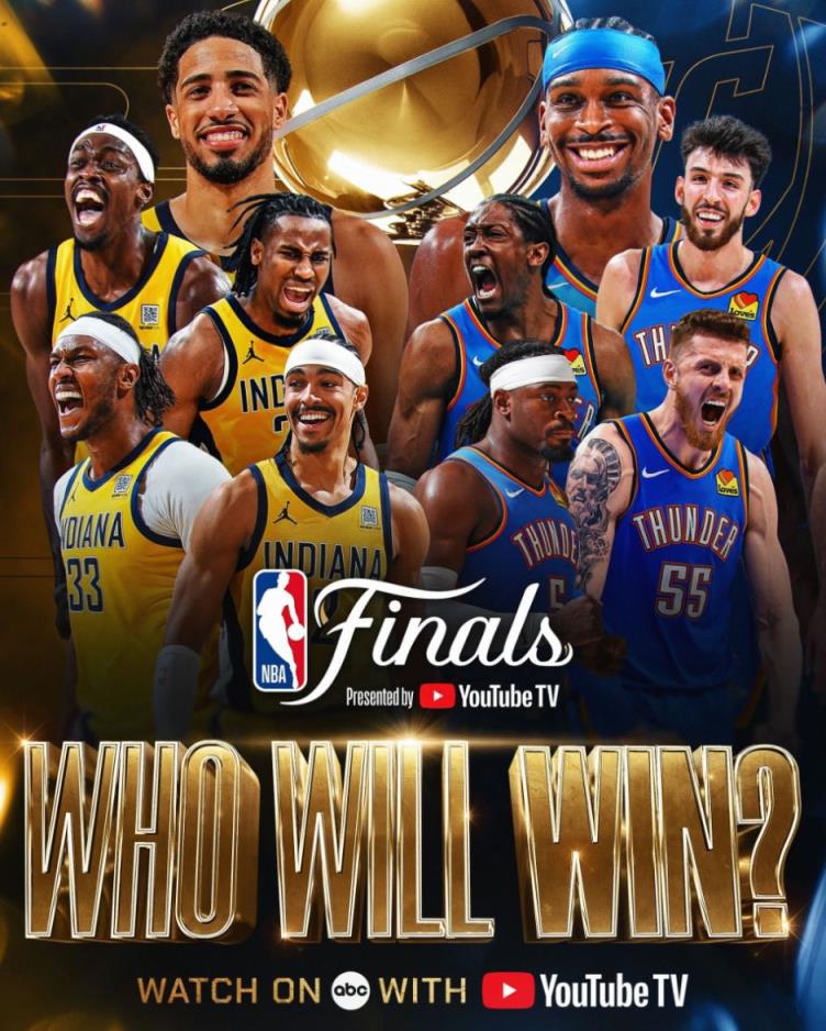 2025NBA总决赛赛程时间表曝光 哈利伯顿 vs 亚历山大巅峰较量来袭