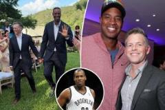 NBA首位出柜球员贾森-科林斯与57岁制片人完婚，相恋十年终成眷属
