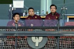国足出征，足协主席副主席全程陪同