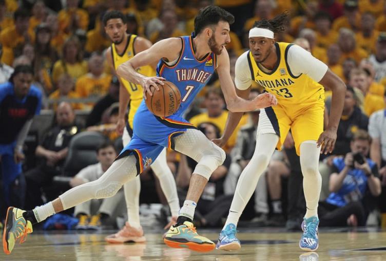 NBA总决赛G4：雷霆对阵步行者，谁能逆转取胜？
