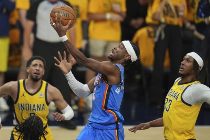 NBA总决赛G6雷霆 vs 步行者全场回放高清录像（6月20日）哈利伯顿14分