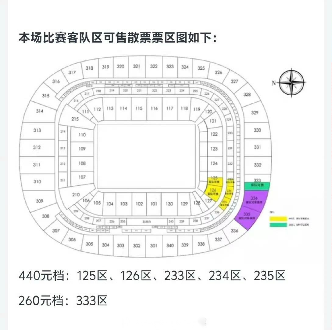 博主:国安vs申花工体将首次实现全部客队区看台开放售票