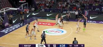 手感低迷！韩国半场三分11中2，仅得6分