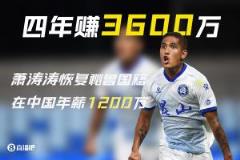 萧涛涛：中国4年赚3600万后退籍，现无球可踢
