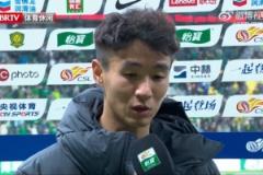 韦世豪：上场后对球队进攻有所助益，期待国安不断进步