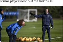 切尔西一线队0-3负于U21队，马雷斯卡取消球队休假