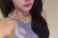 确实有韵味啊！美女主播婧雯：妹妹说紫色很有韵味~
