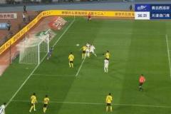 基莱斯头球破门力压后卫，津门虎2-1再次领先