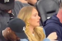 焦点夫妻！富保罗和阿黛尔此前观战快船主场比赛！
