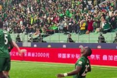 恭喜！北京国安主场第900球来自于工体之王法比奥