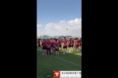 末轮对阵泰国队，国少队恢复训练，上村健一强调善始善终