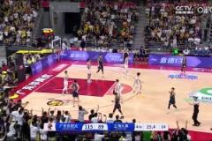 这次没问题比赛失去悬念，徐杰再次比出“晚安”庆祝手势