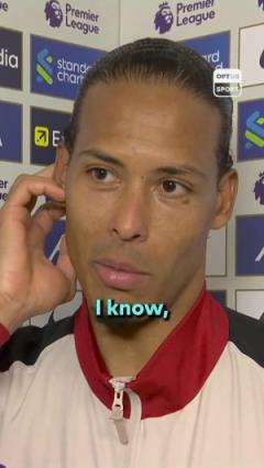 范迪克被问续约装傻：I know, but I don't know