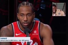 但凡看过NBA的 都能随随便便说出三四个伦纳德的外号