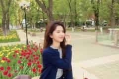 青春靓丽的女大！腾讯女主播炼炼：春天回校拍照~毕业倒计时