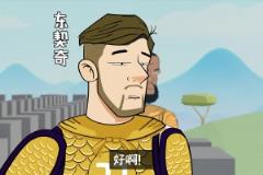 东契奇&詹姆斯动漫版：对手是戈贝尔？直接冲上去不就完了！
