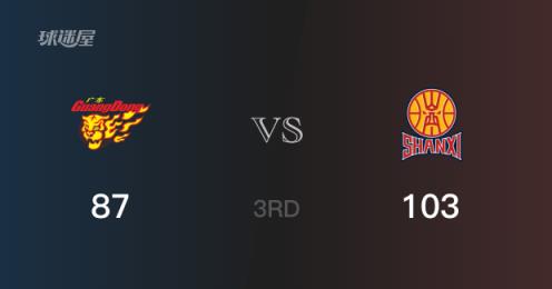 CBA季后赛：山西103-87领先广东，迪亚洛贡献25分6篮板2助攻