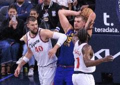 首轮G1快船主场迎战掘金！ESPN预测快船胜率40.9% 掘金为59.1%