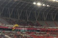 山东泰山迎战上海申花，奥体再现“现象级”爆满