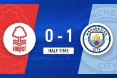 曼城半场1-0诺丁汉森林，里科刘易斯破门科瓦西奇助攻