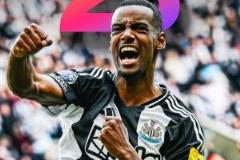 伊萨克英超23球创纽卡近23年纪录