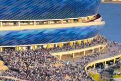 真壮观啊！实拍大连主场6万人散场