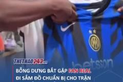 好安达，当皇马球迷被拍到挑选国米球衣时的反应