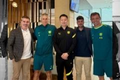 梅里达探访北京国安俱乐部，疑似探望西班牙老乡