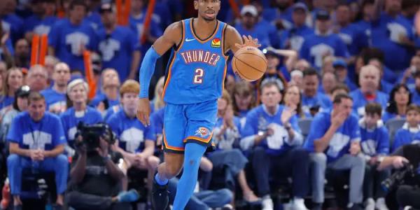 NBA季后赛雷霆半场战报：亚历山大低迷，兰德尔20分助雷霆领先4分