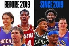 NBA近七年MVP均为国际球员 历史累计仅四人次
